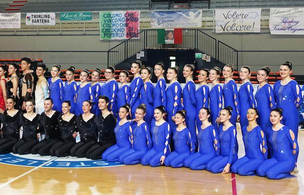 Il Gruppo Senior del Twirling Santa Cristina conquista il titolo italiano