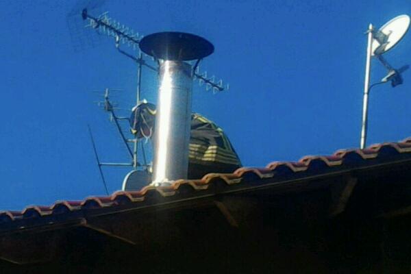 Incendio canna fumaria a Fontaneto