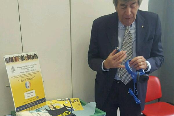 Libro parlato anche alla struttura Cure palliative dell’ospedale Maggiore
