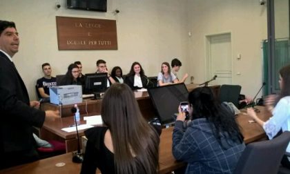 Simulazione di un processo per una quarta del Mossotti