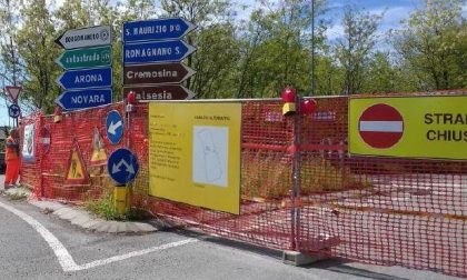 Strada chiusa per consentire la bonifica dell'area Beatrice