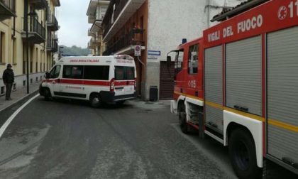 Vigili del fuoco e 118 soccorrono una persona a Lesa