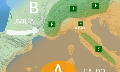 Afa con possibili temporali in serata