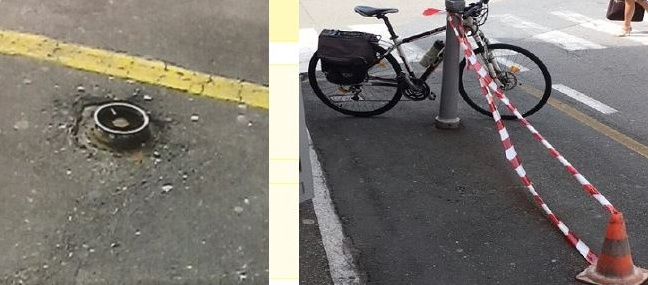 Arona: cade davanti alla posta e fa causa al Comune