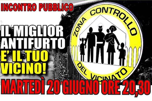 Controllo del vicinato, incontro a Vignale