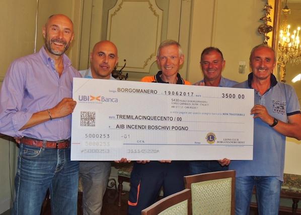 Dal Lions Club Borgomanero 60.000 euro per il volontariato del territorio