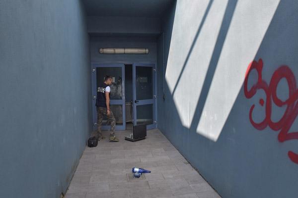 Danneggiamenti all’ex Sporting