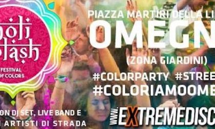 Fa tappa a Omegna l'Holi Splash Festival