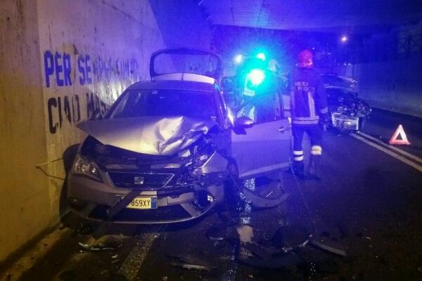 Incidente  stradale a Novara mercoledì sera
