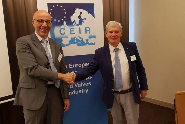 Valvole e rubinetti, Pettinaroli presidente del Ceir