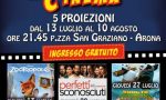 Arona: torna il cinema all'aperto in piazza