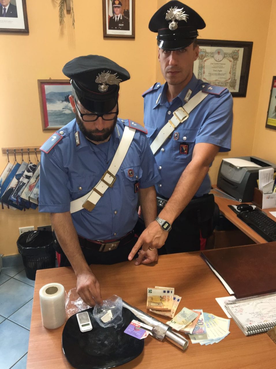 Cocaina: omegnese arrestato dai carabinieri