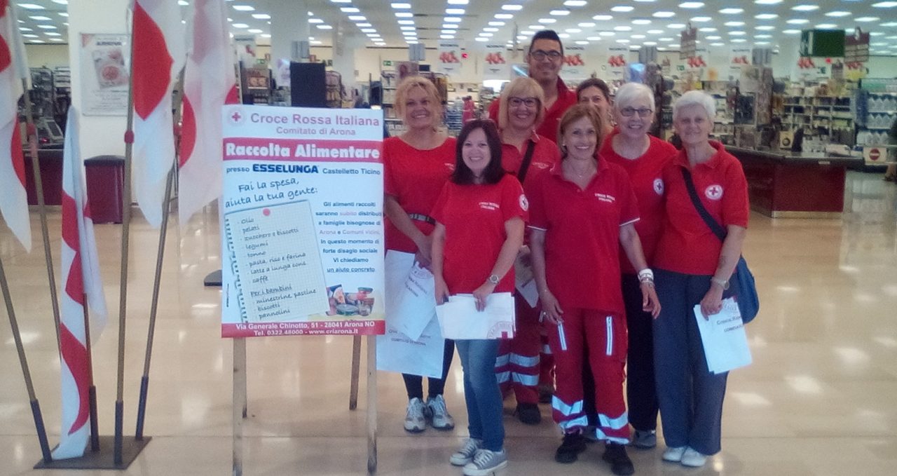 La Cri raccoglie più di 2.000 chili di cibo per i bisognosi