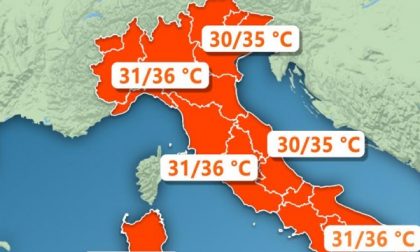 La tregua è finita: tornano caldo africano e afa