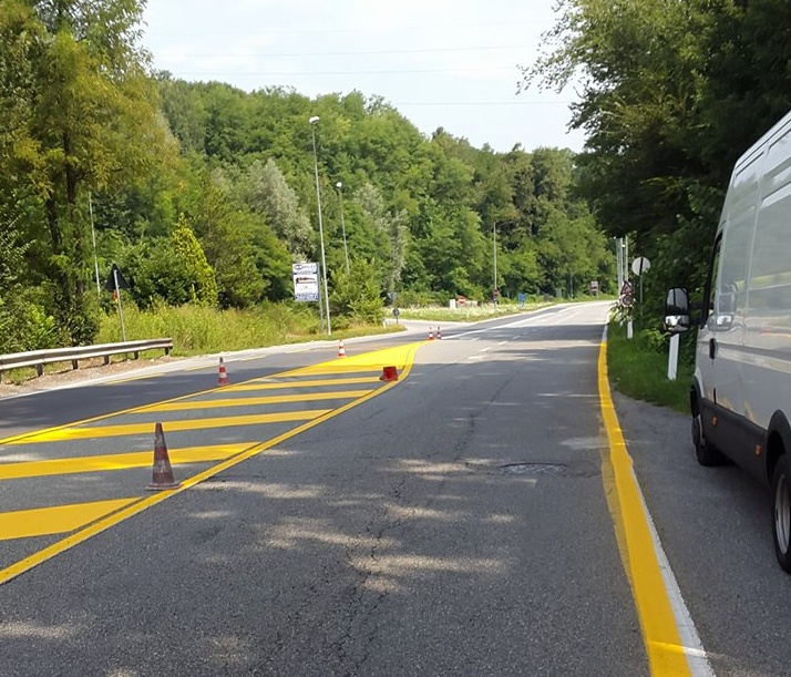 Lavori in corso per rendere più sicura la statale 32 di Borgo Ticino