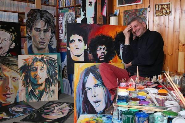 Carlo Montana, il deejay della pittura in mostra ad Ameno