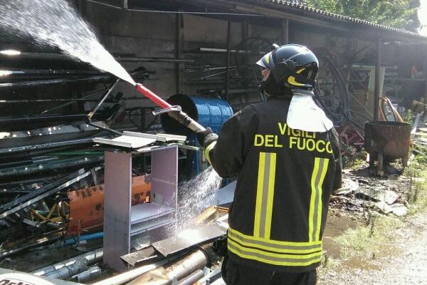 Deposito idraulico a fuoco a Nebbiuno