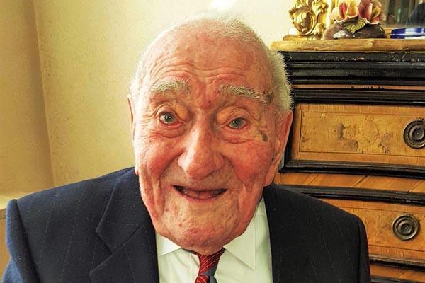 Lorenzo Berzero è l’uomo più vecchio d’Italia