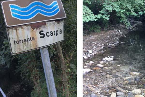 Schiuma nel torrente a S. Maurizio d’Opaglio