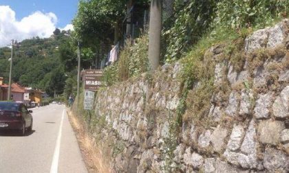 Strada del lago d'Orta tra scarsa pulizia, traffico e rumore