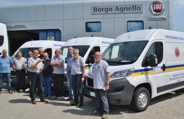Tre nuovi automezzi per la Protezione civile