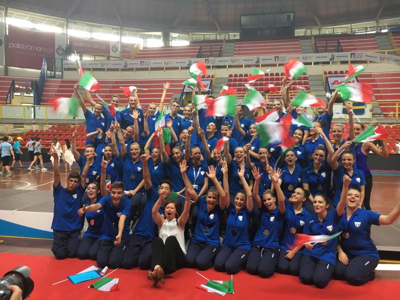 Twirling, le borgomaneresi campionesse europee