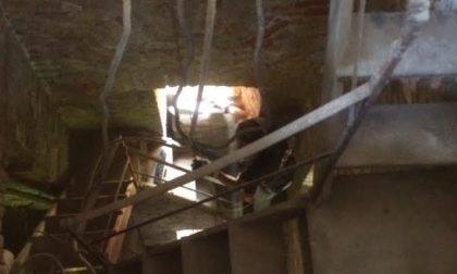 Campanile chiesa san Luigi: lavori in corso