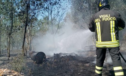 Incendio a Cerano