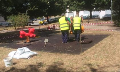Nuove giostre al parchetto del Valentino