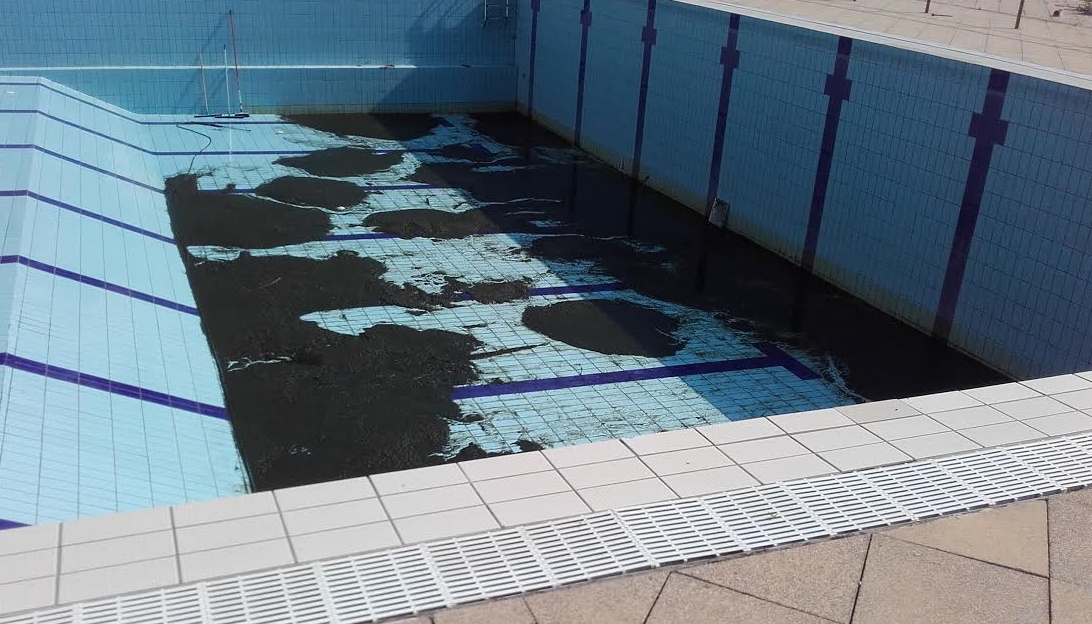 Piscina di via Solferino: finiti i lavori di sanificazione