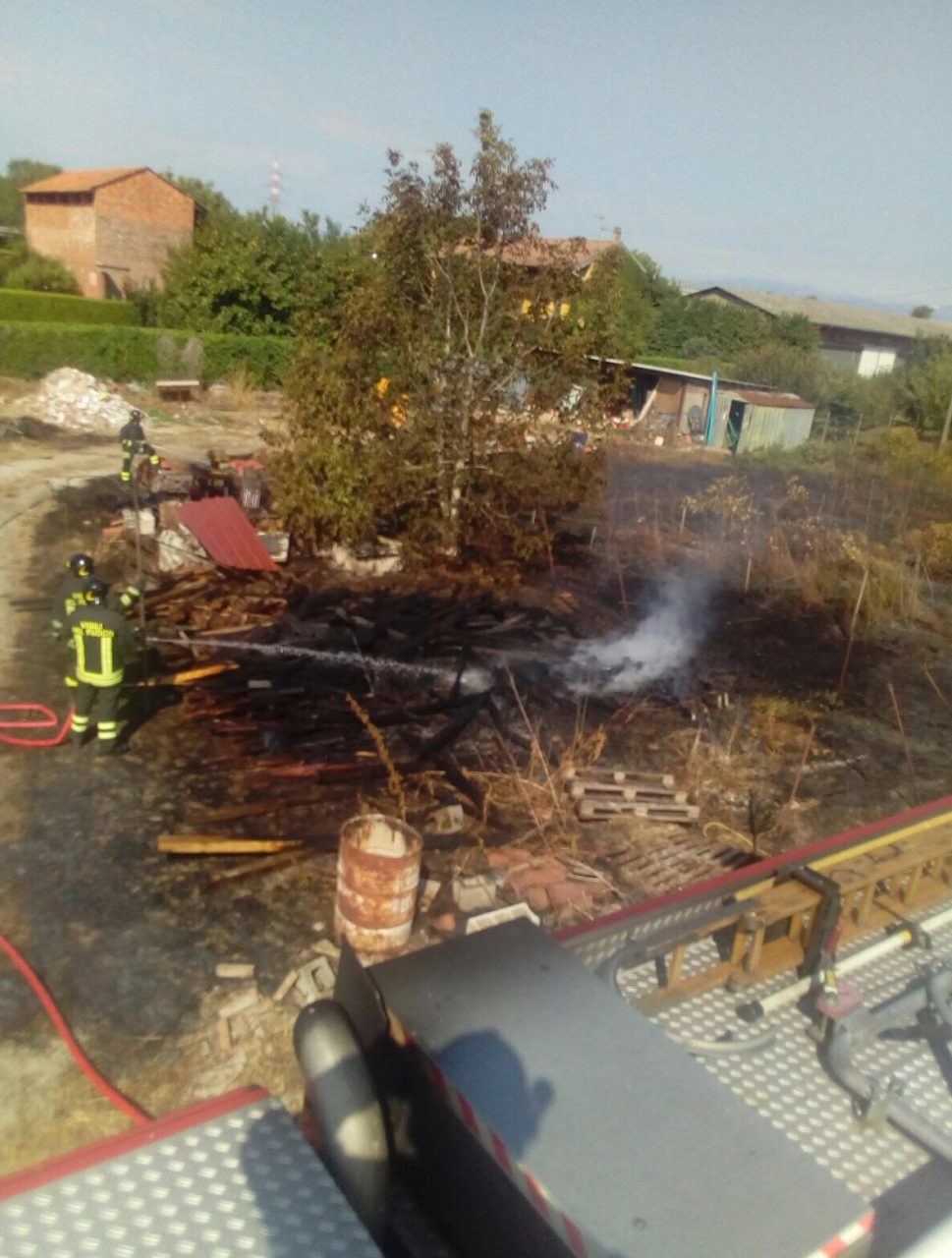 Recetto: trovato un corpo carbonizzato
