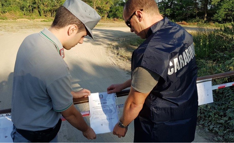 Sequestro di un cantiere a Veveri