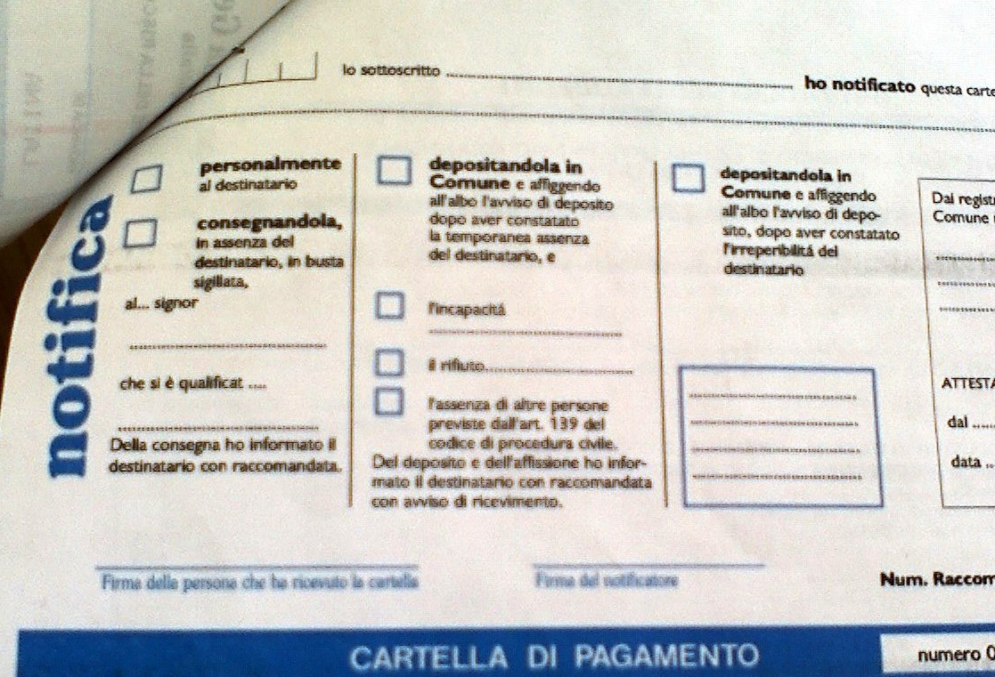Tregua d’agosto per le cartelle esattoriali
