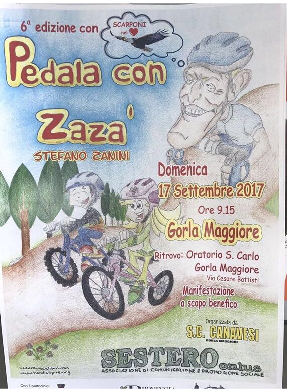 Giornata nazionale sulla Sla: il team AriSLA al “Pedala con Zazà”