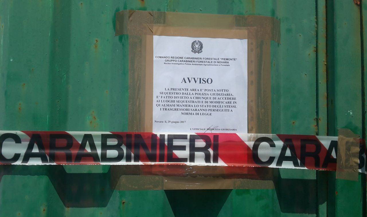 Impianto abusivo di smaltimento rifiuti: cinque denunce