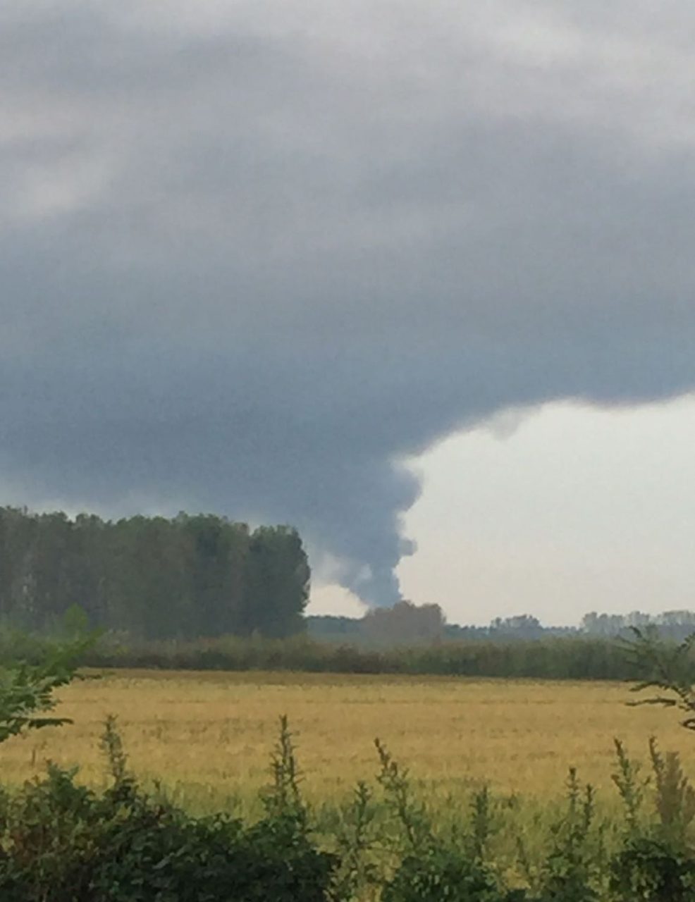 Incendio a Mortara: nessun rischio per la popolazione novarese