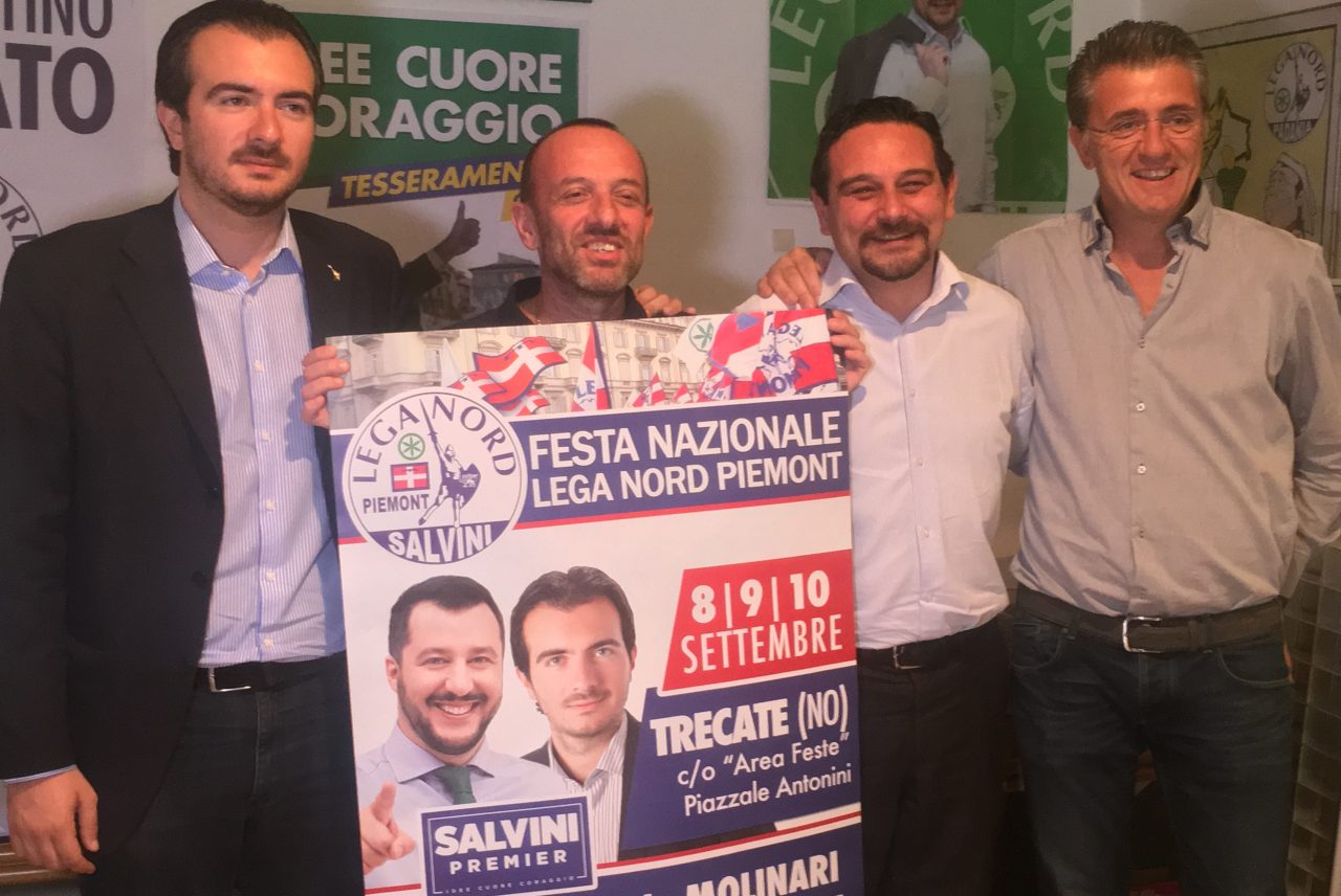 La festa nazionale della Lega Nord Piemont è a Trecate