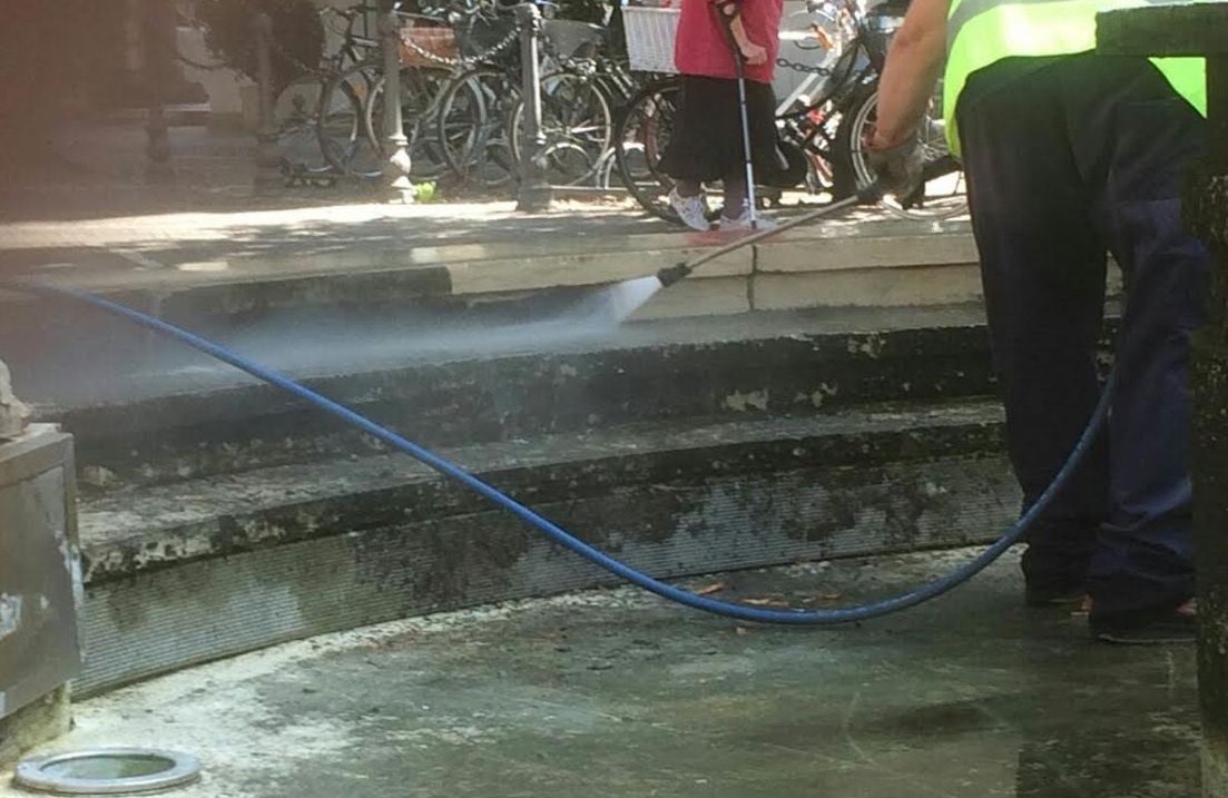 La fontana dell’Allea funziona di nuovo
