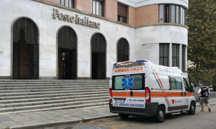 Si sente male in posta: arriva il 118