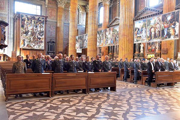 Festa per il Santo Patrono delle Fiamme Gialle in Duomo