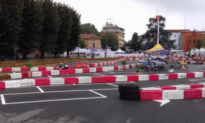 Trofeo go kart sotto la pioggia