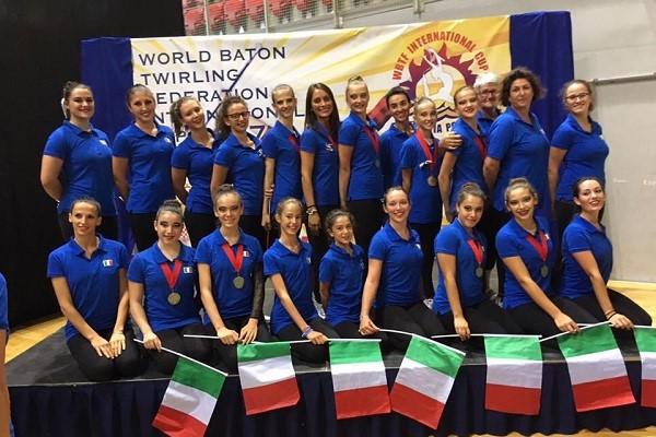 Twirling Santa Cristina d’argento al Campionato Internazionale per Società