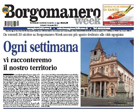Il 20 ottobre il Giornale di Arona si sdoppia: nasce Borgomanero Week