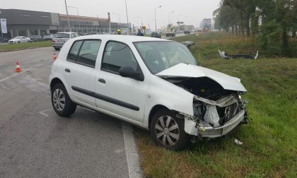 Incidente all'incrocio della provinciale Biandrate-Novara