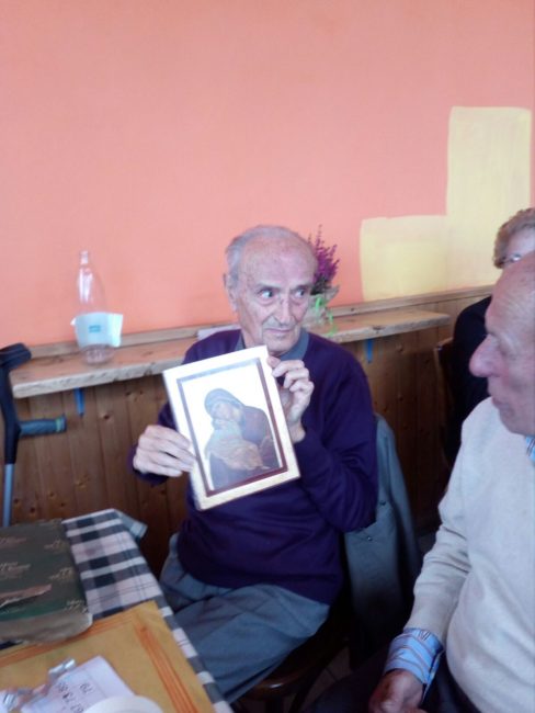 Storico sacrestano Luigi Gioria di Dagnente