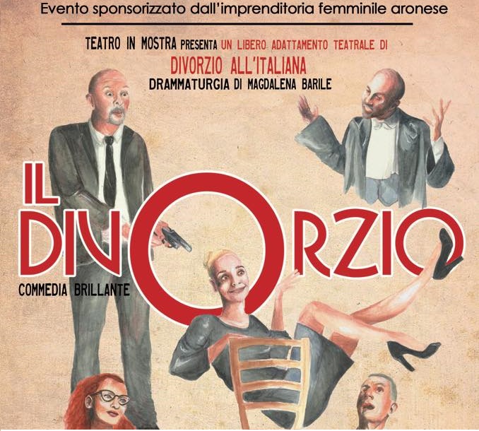 Commedia teatrale “Il divorzio” prosegue la raccolta sponsor