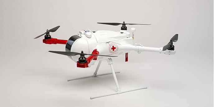 Croce Rossa nuova ambulanza e drone