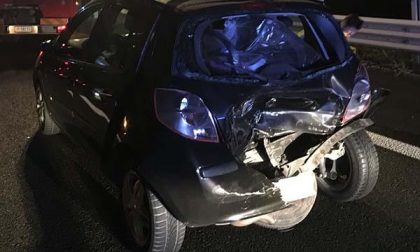 Incidente in A4, coinvolti bimbo di 2 anni e donna incinta