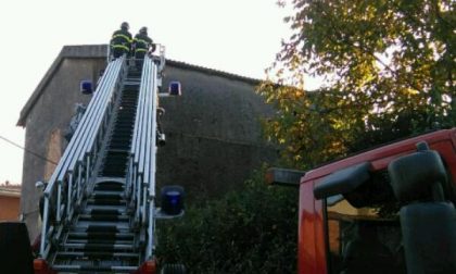 Struttura pericolante a Divignano