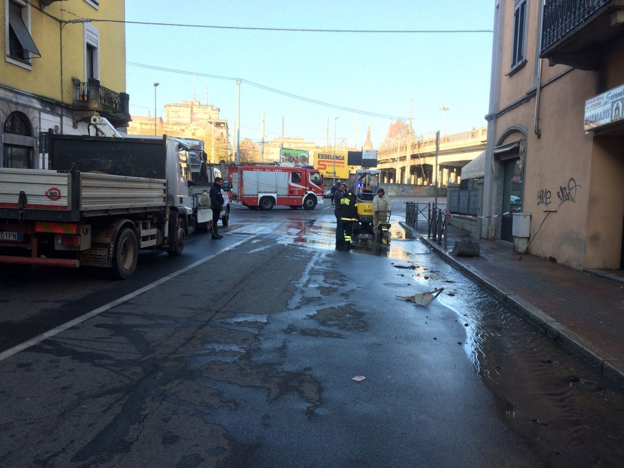 Allagamento Novara: tubatura rotta AGGIORNAMENTO
